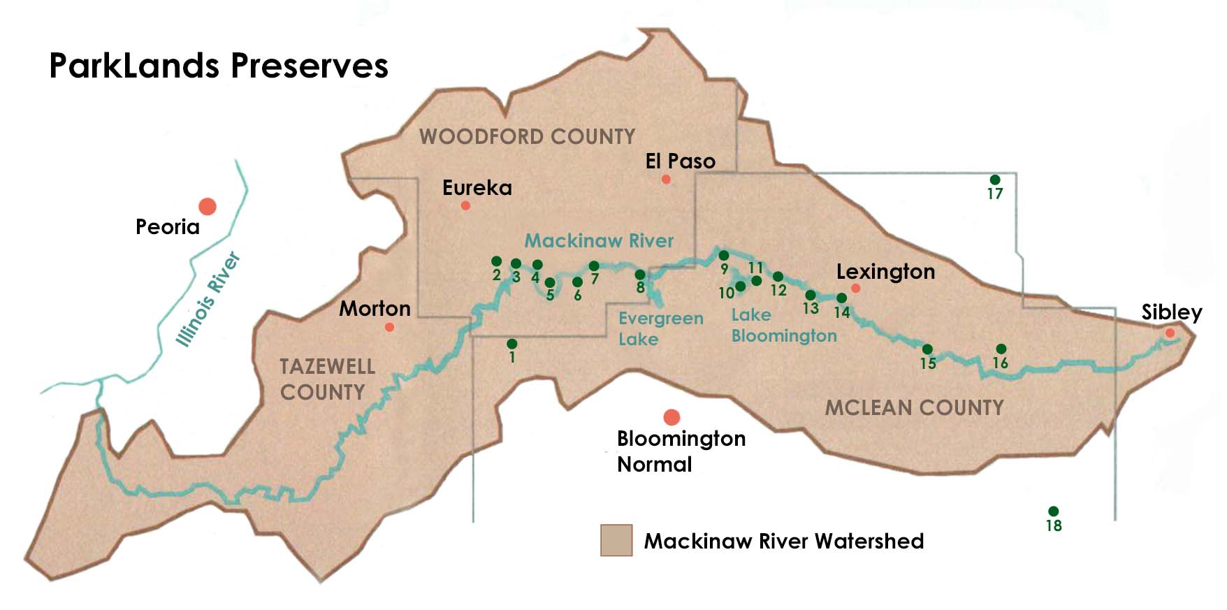 Parklands Property Map R6 with Preserves